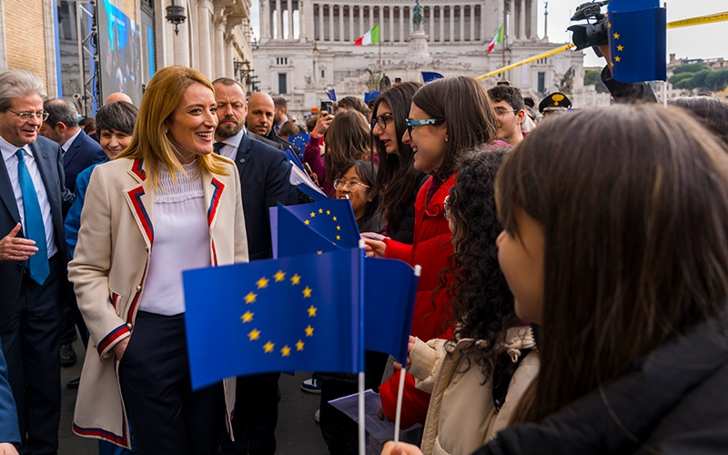 17. Februar 2023 
 Eröffnung Europa Experience in Rom