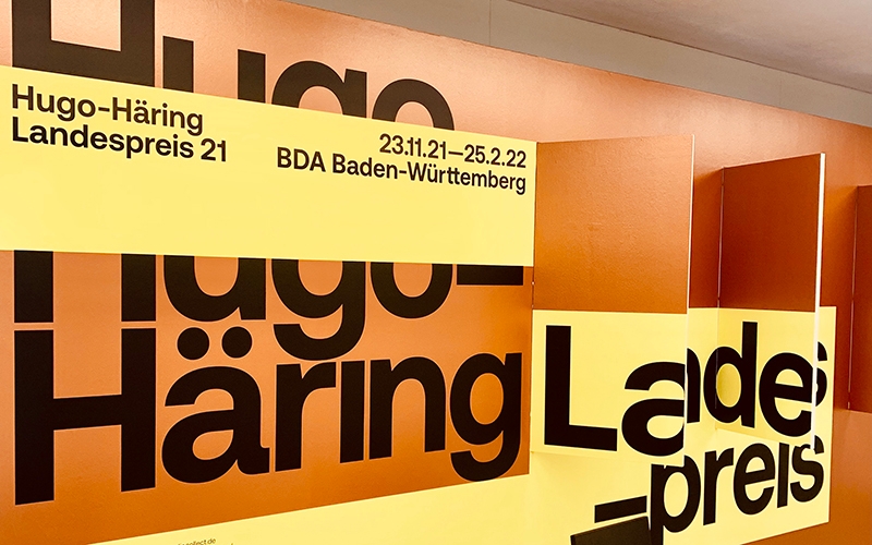 17. Januar 2022 
 Ausstellung "Hugo-Häring-Landespreis 21"