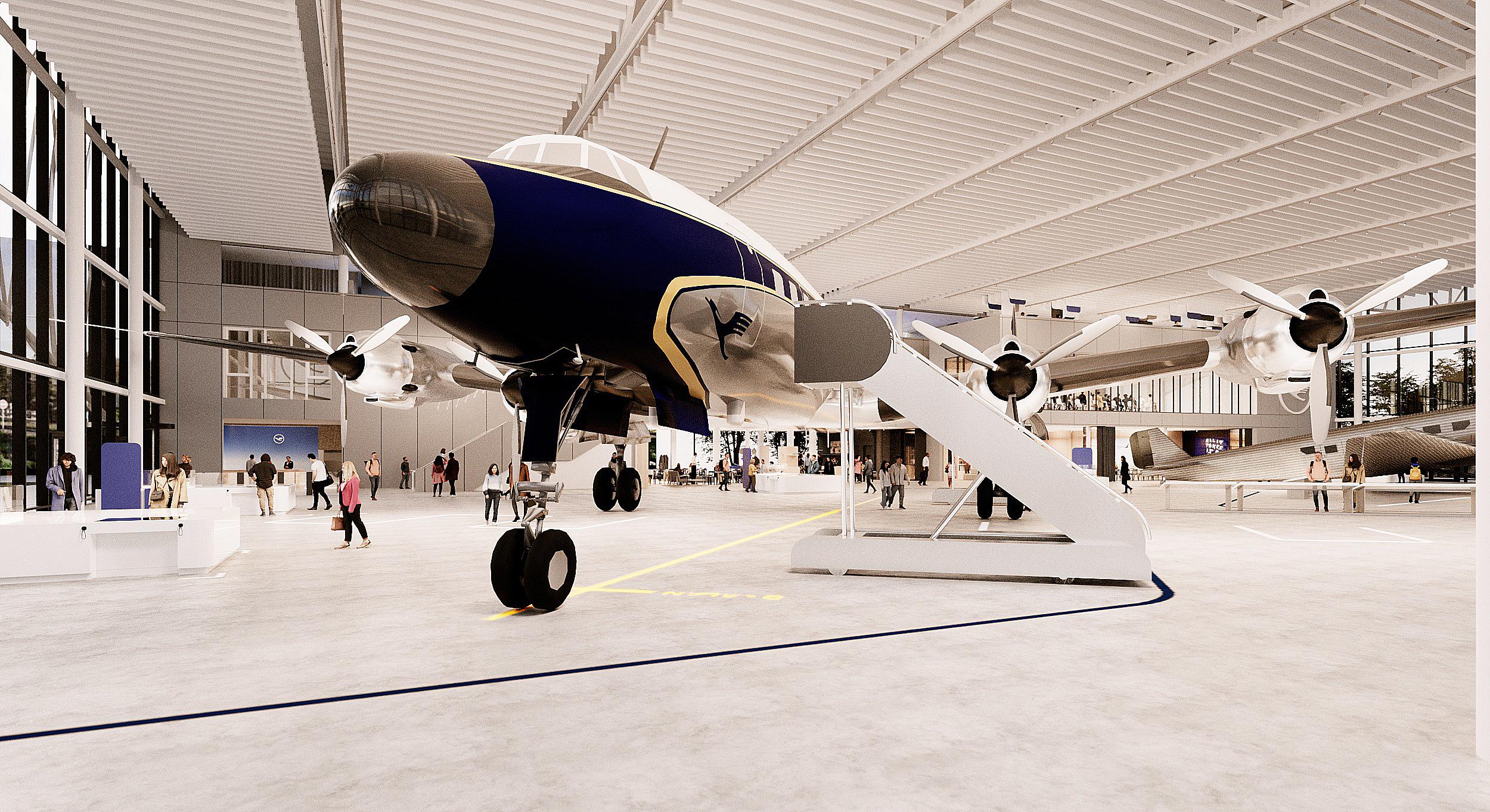 Lufthansa Visitor and Conference Centre - Plane