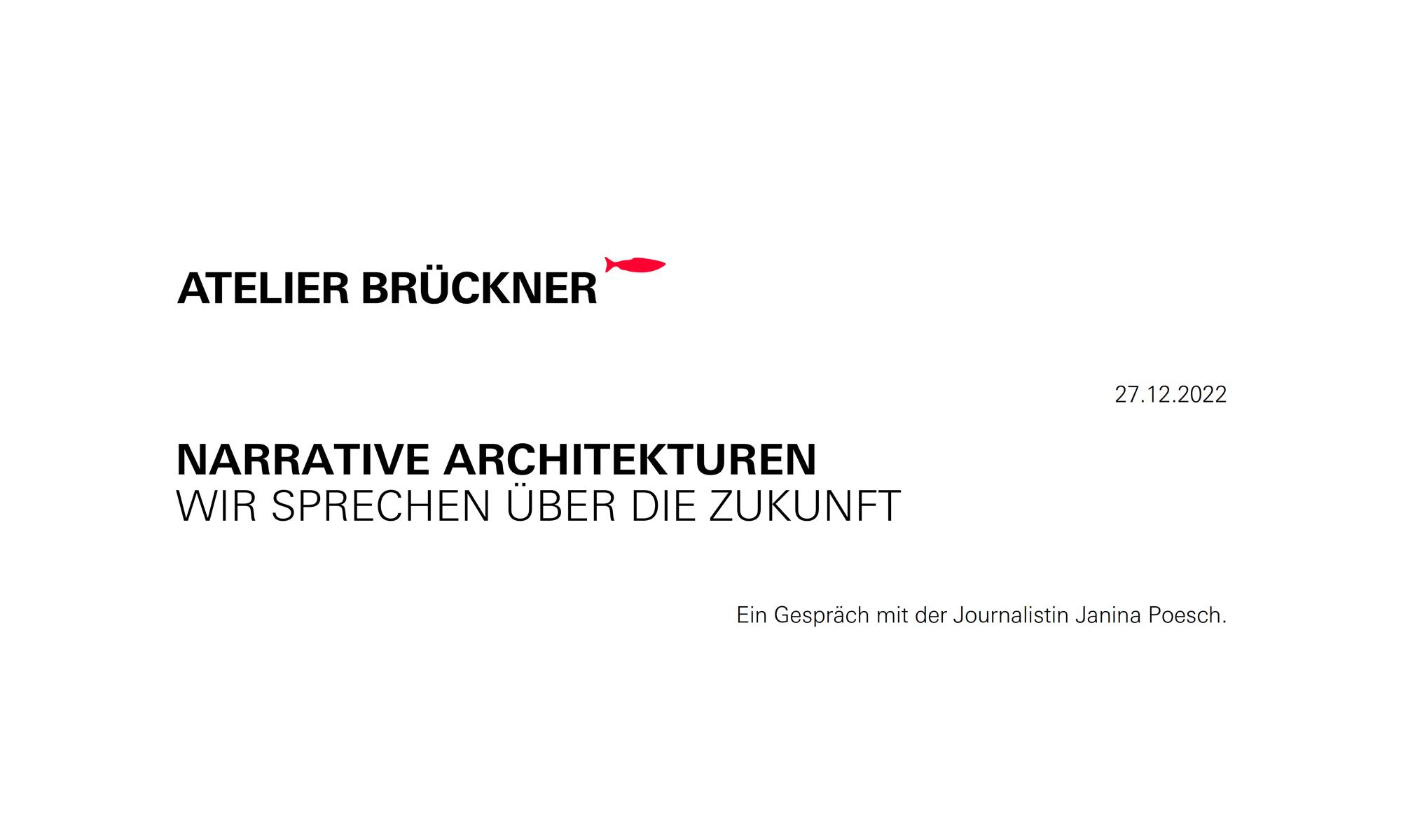 Narrative Architekturen – Wir sprechen über die Zukunft