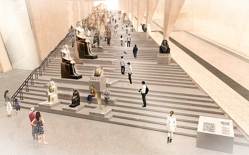 01. Dezember 2023
Eröffnung der Grand Staircase im Grand Egyptian Museum