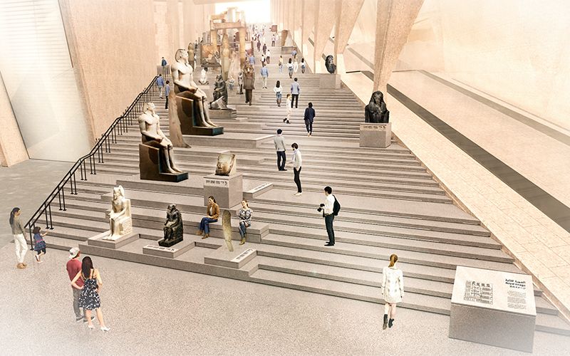 01. Dezember 2023
Eröffnung der Grand Staircase im Grand Egyptian Museum