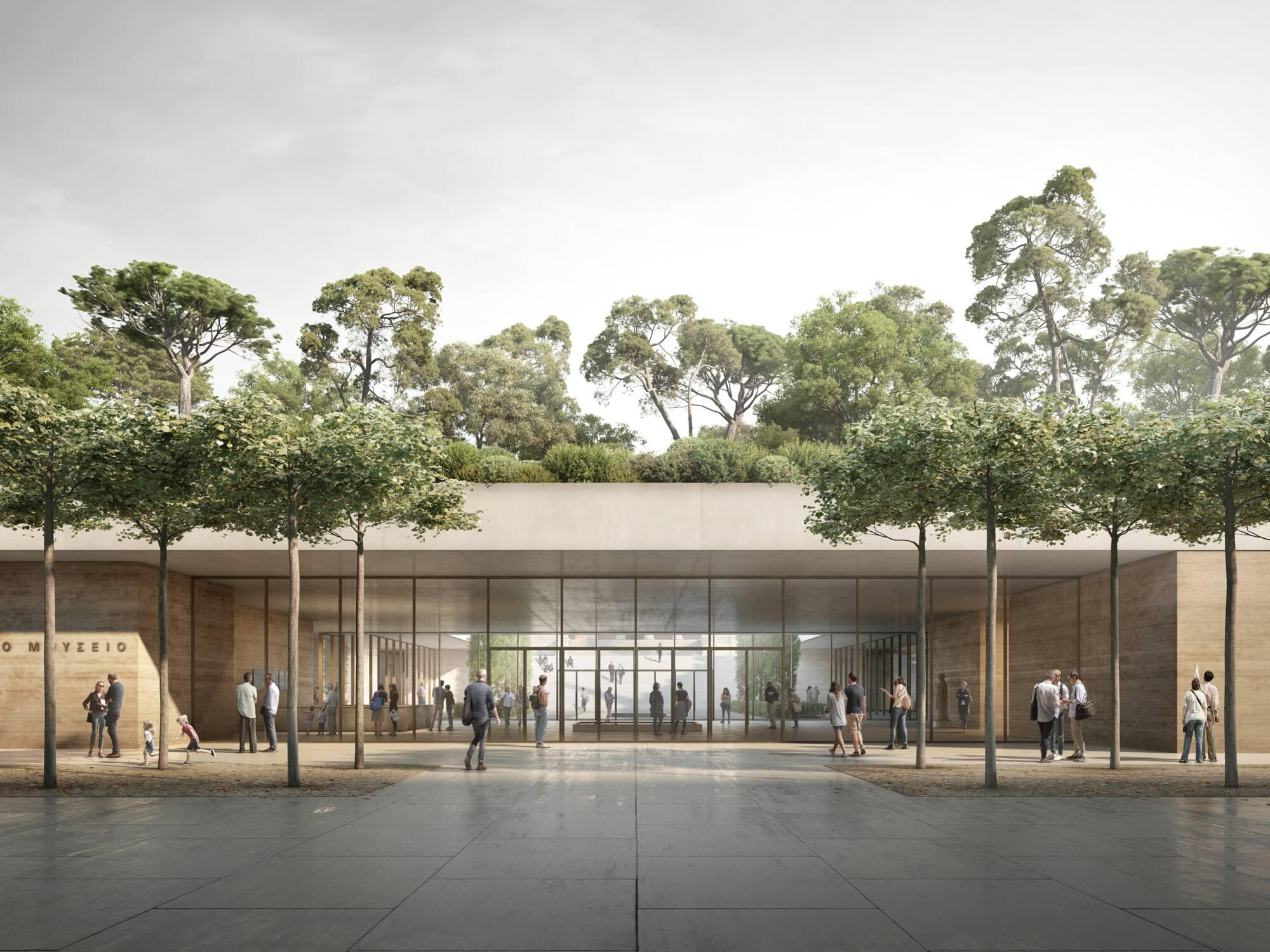 New entrance to the museum - National Archaeological Museum Athens