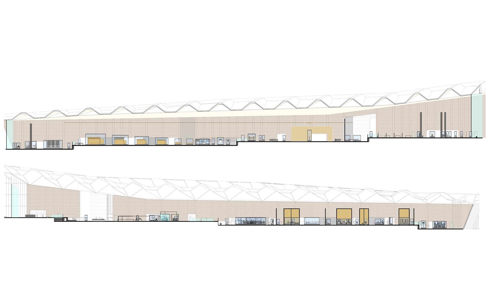 Sections of the Tutankhamun Gallery