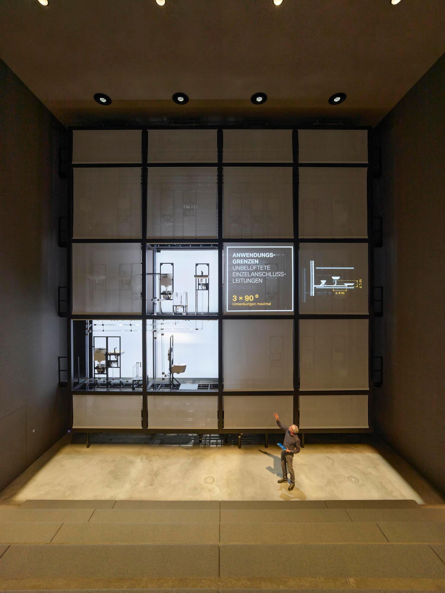 Geberit Campus – Abwasser Kubus Bespielung 2