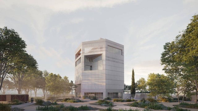 Exterior of Holocaust Museum of Greece
