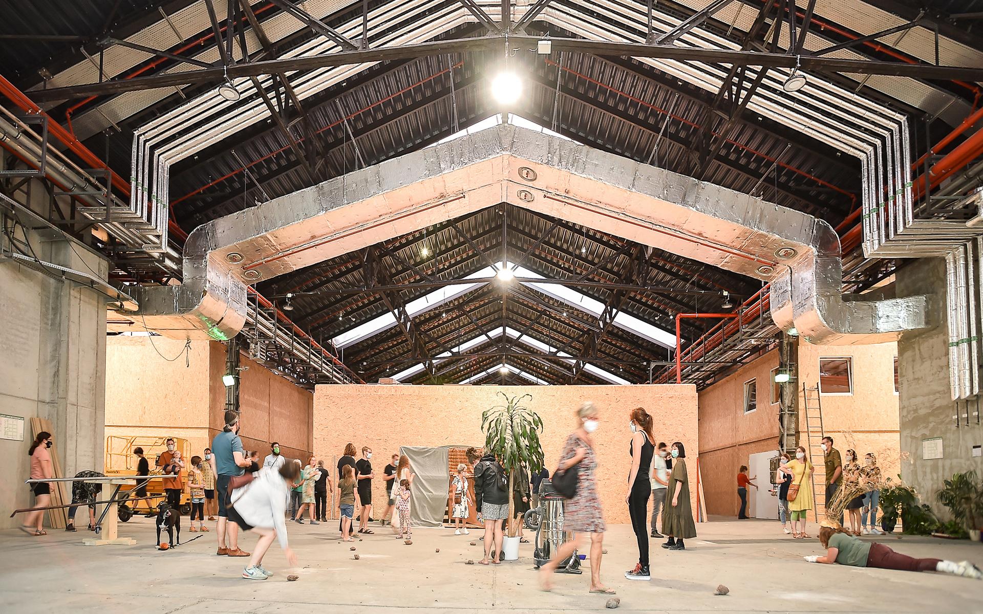 Wagenhallen Stuttgart. Atelierkuben Kunstverein