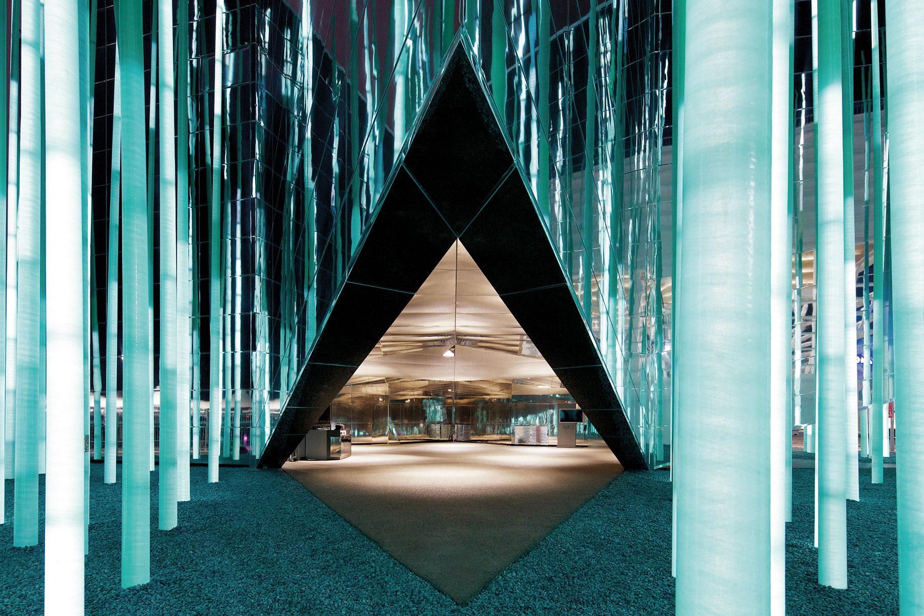 Pavillon Eingang