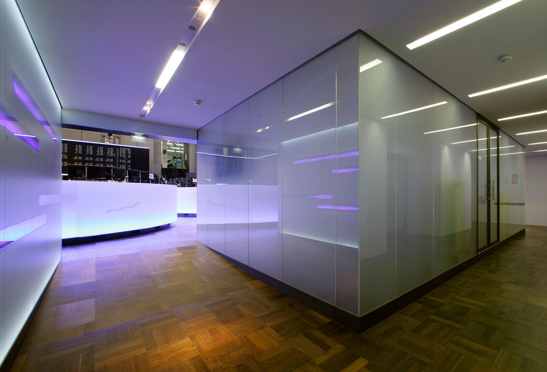 Lobby Glas opak