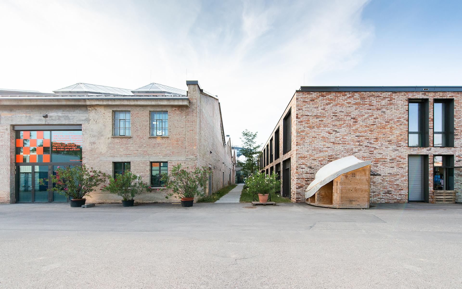 Wagenhallen Stuttgart. Projektraum Kunstverein und Atelier-Neubau