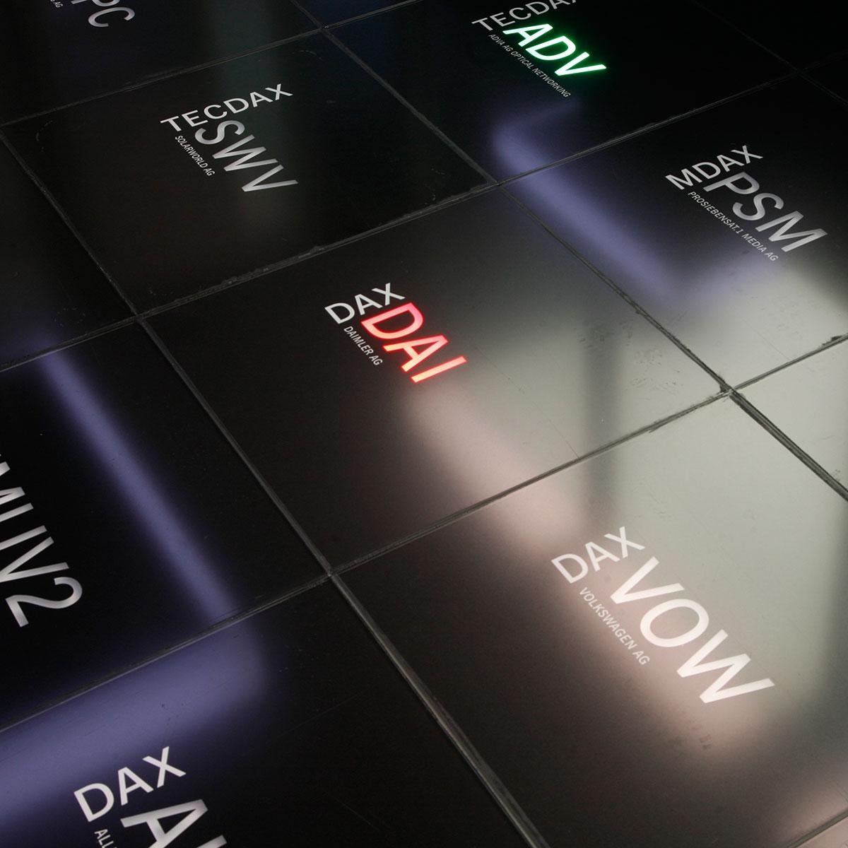 Medieninstallation - Boden