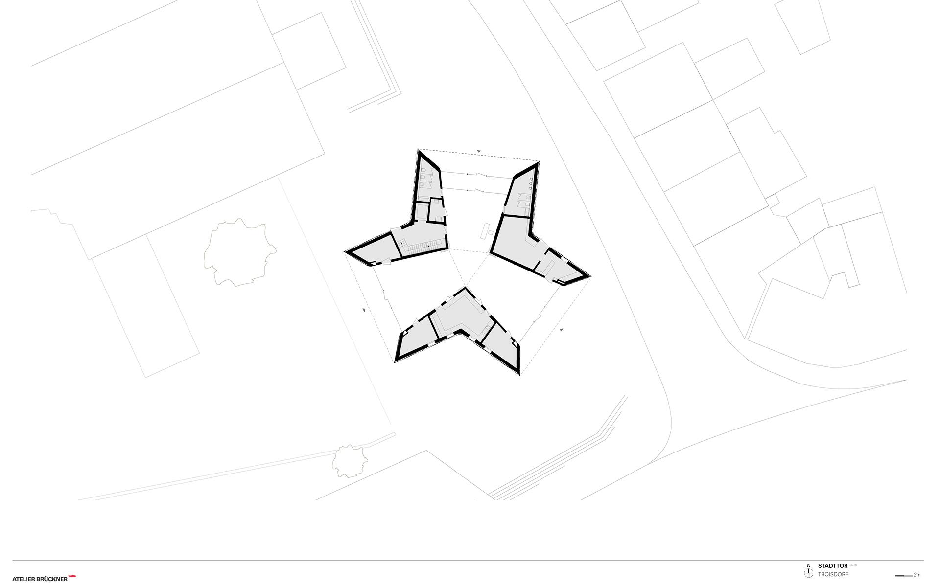 Pfarrzentrum Hippolytushaus Troisdorf, Erdgeschoss