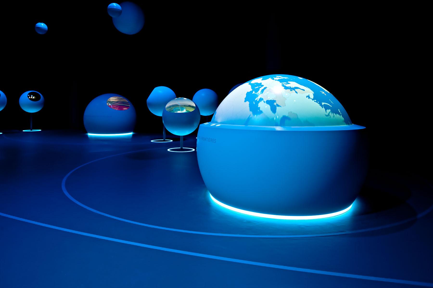 Interaktiver Globus