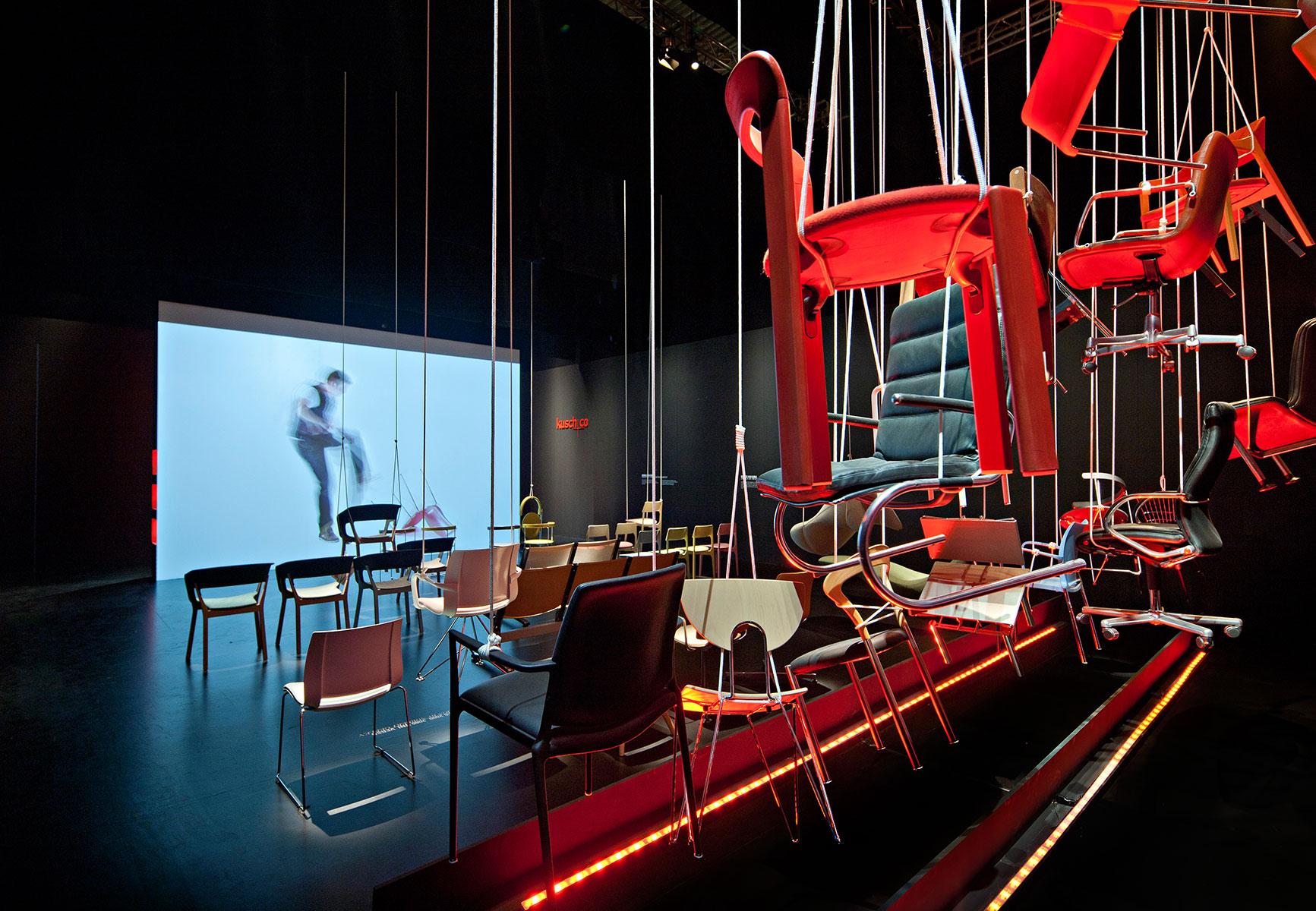 Installation – Blick von der Seite