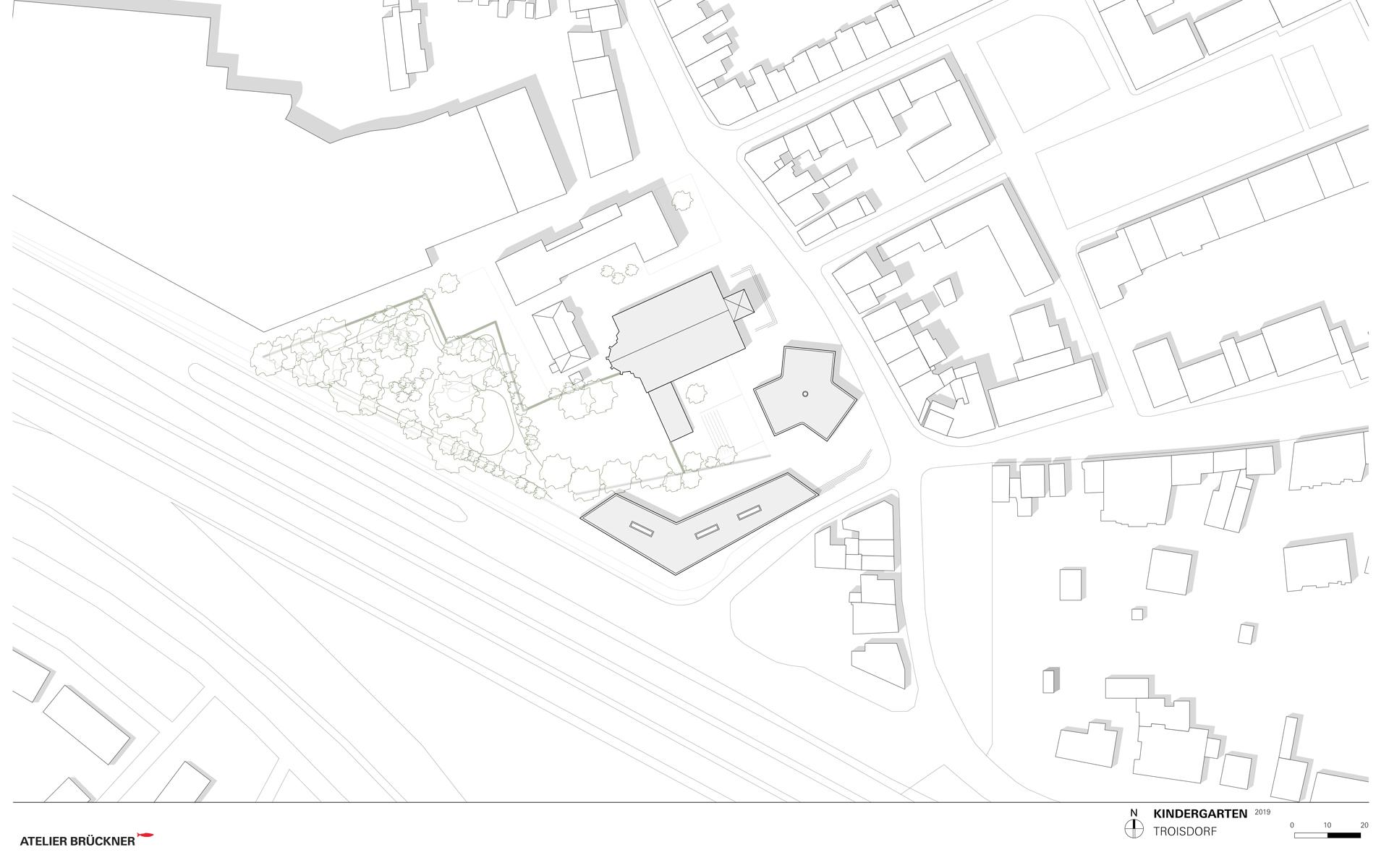 Familienzentrum Hippolytusgarten, Lageplan