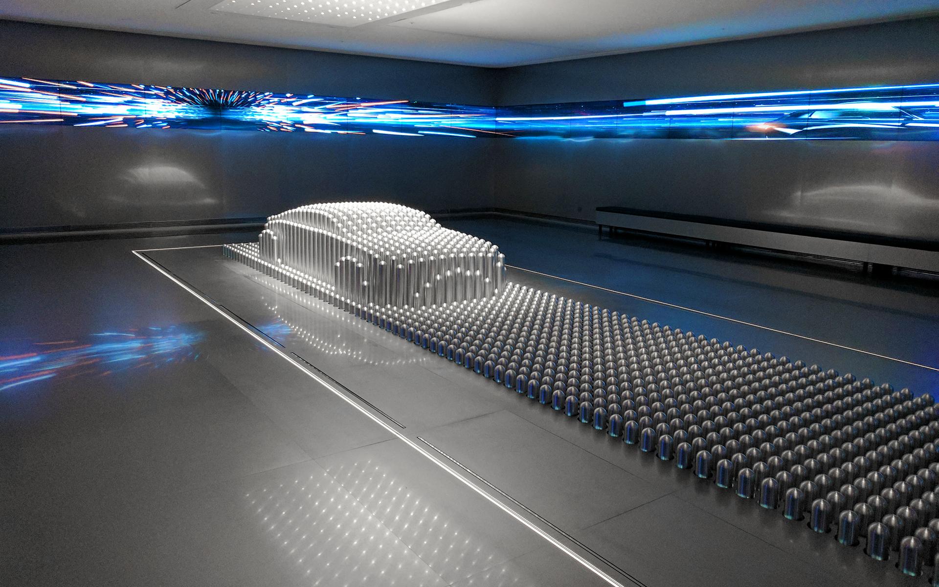 Kinetische Skulptur, Hyundai Motorstudio Goyang.