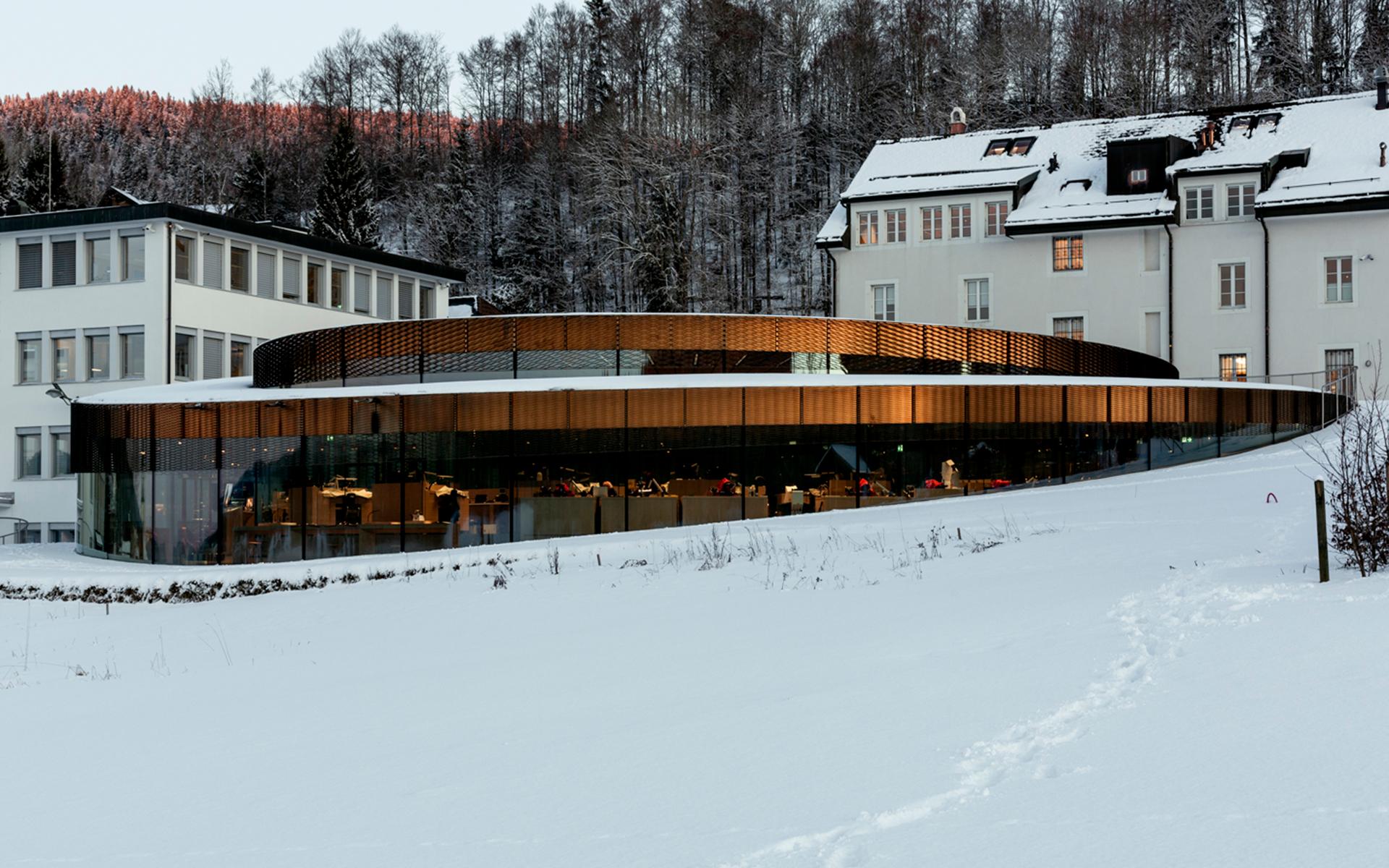 Musée Atelier Audemars Piguet: Aussenansicht. Architektur: BIG